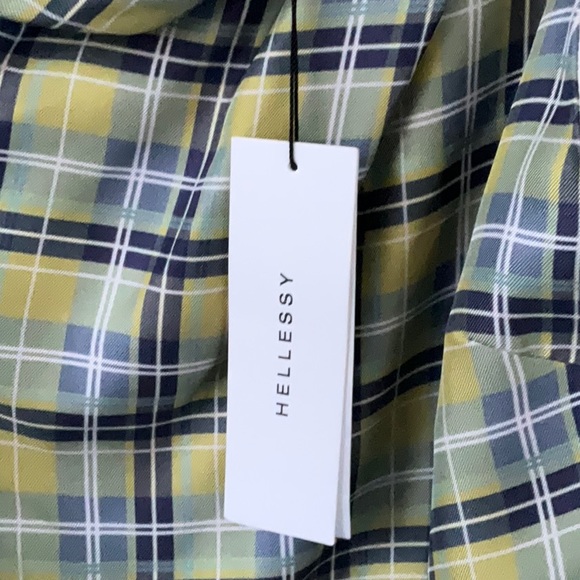 Hellessy
checked one-shoulder blouse size 4 NWT - Picture 5 of 10